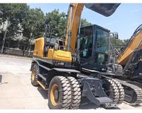 Used Wheel Excavator XCMG 15ton Excavator XE150WB