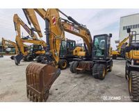 15 Ton Used Hydraulic Wheel Excavator XCMG XE150WD