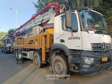 2020 HB58V 58m Used Diesel Concrete Pump With High Quality