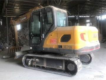 XCMG Second Hand Excavator XE75G Excavators for Sale Used Near Me