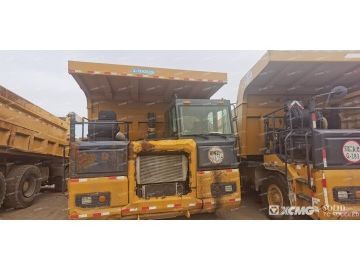 XCMG used Dump Truck XDR80T Hydraulic Mining Truck for Sale